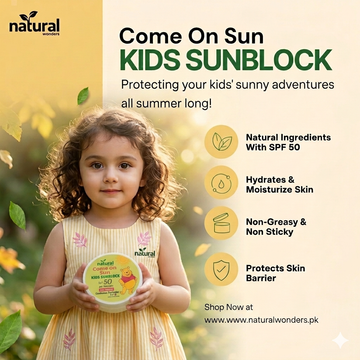 Kids Sunblock Gel ….Come on Sun