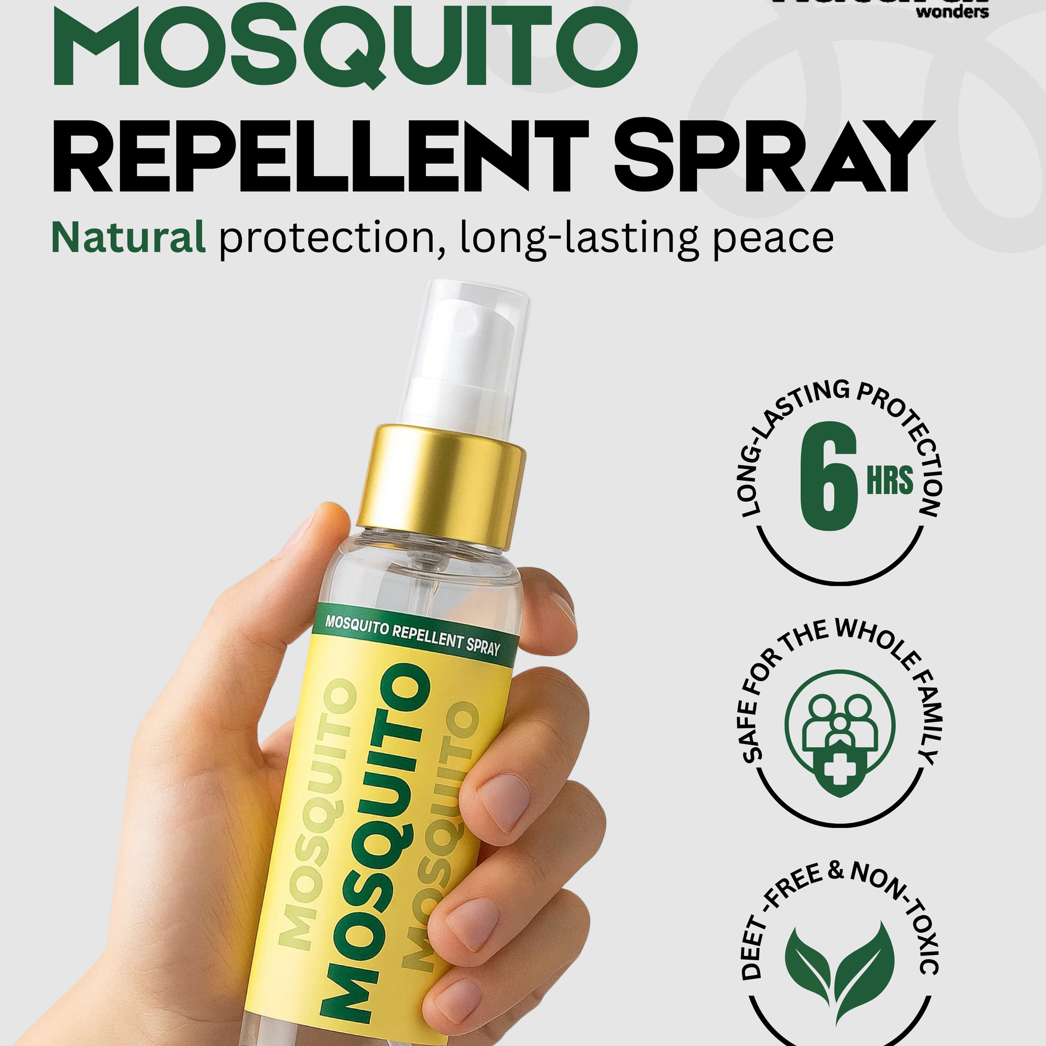 Organic Mosquito Repellent Spray